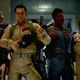 Four Ghostbuster trainees enter a building and start to hunt ghosts.